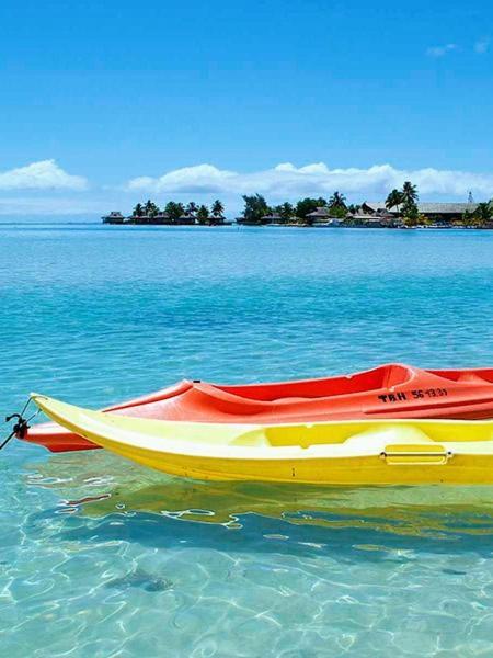 Duplex En Bord De Mer Fare Tahitea Pension Taputapuapea Luaran gambar