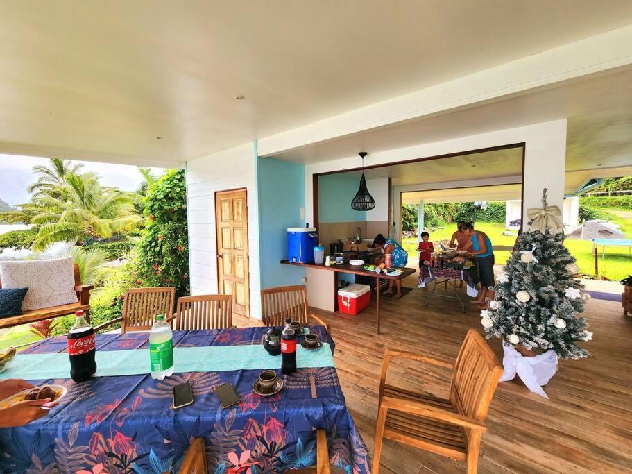 Duplex En Bord De Mer Fare Tahitea Pension Taputapuapea Luaran gambar