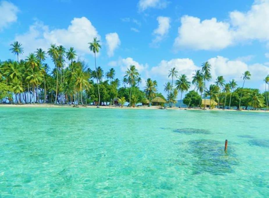Duplex En Bord De Mer Fare Tahitea Pension Taputapuapea Luaran gambar