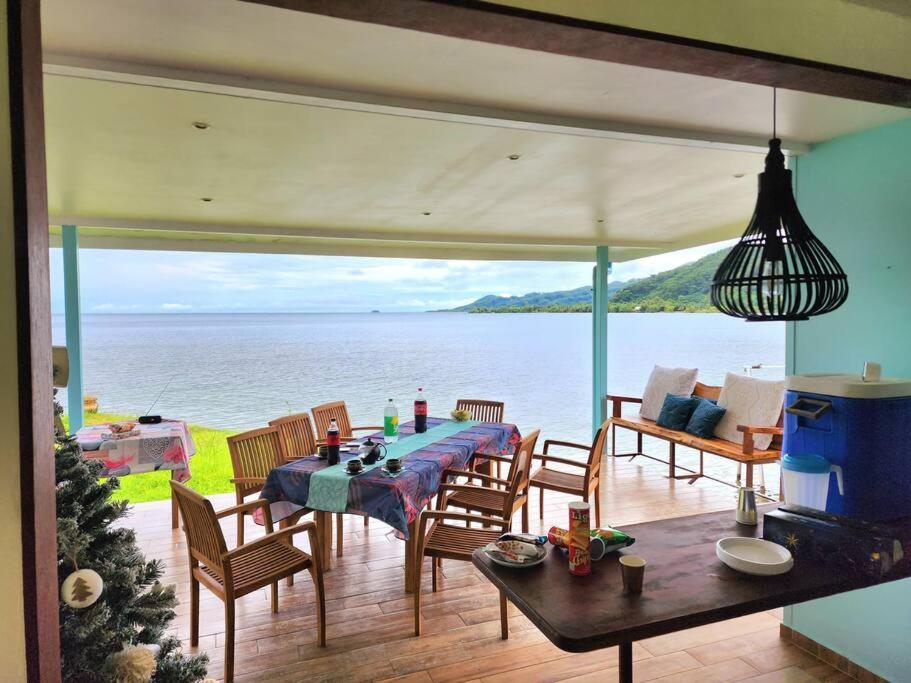 Duplex En Bord De Mer Fare Tahitea Pension Taputapuapea Luaran gambar