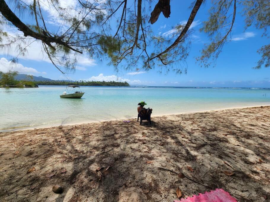 Duplex En Bord De Mer Fare Tahitea Pension Taputapuapea Luaran gambar